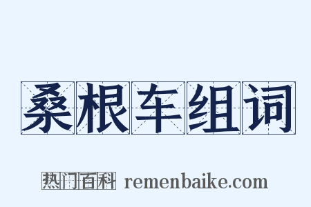桑根车组词是什么意思的图片